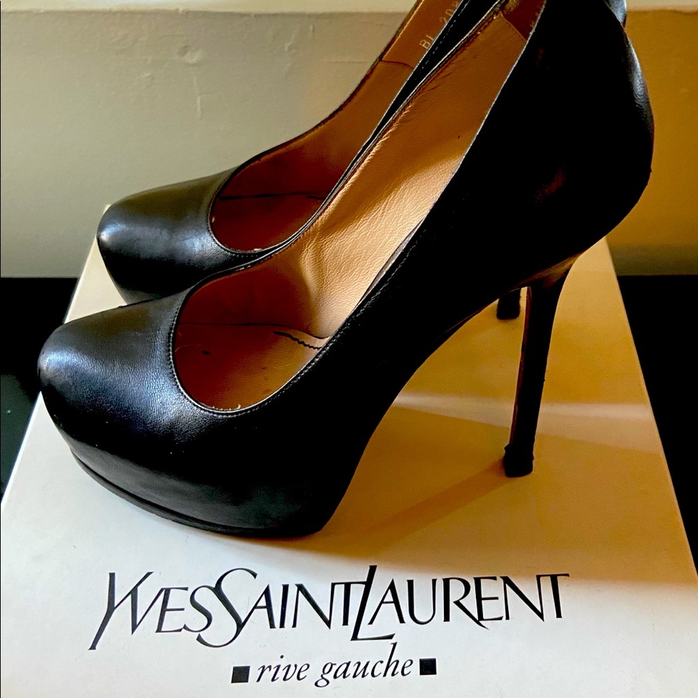 SAINT LAURENT TRIBTOO 105 PUMP - Picture 2 of 6